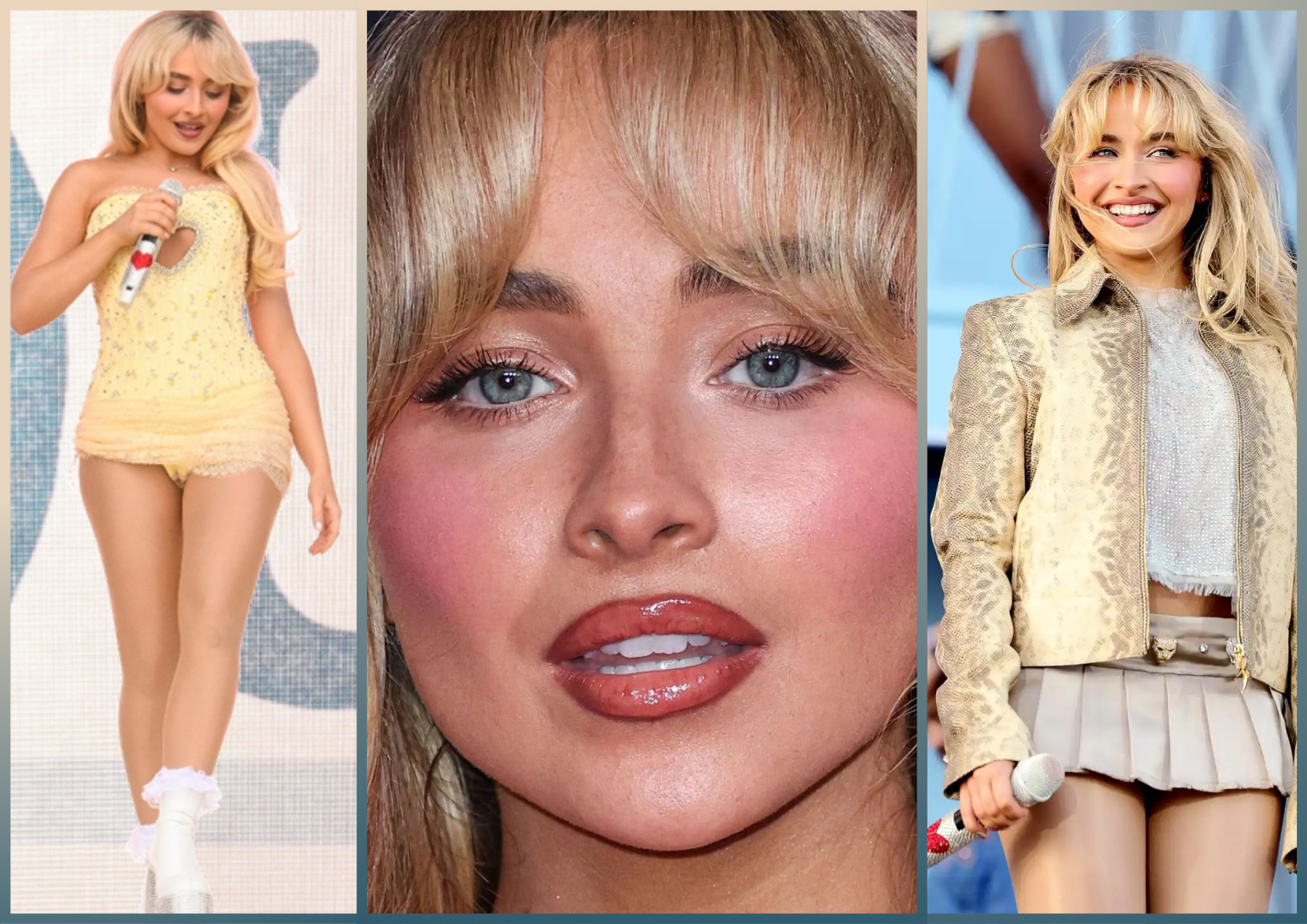 Sabrina Carpenter popularizovala sun-kissed makeup-up trend. Nešetřete s tvářenkou
